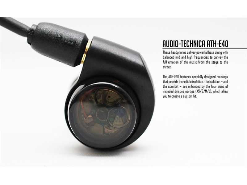 ATH-E40 IN-EAR MONITOR HEADPHONES