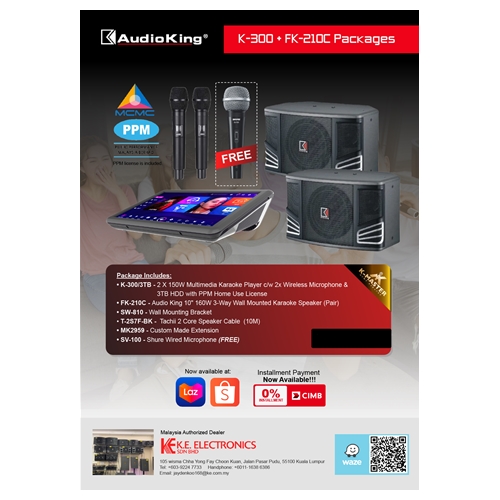 AudioKing | Audio King Karaoke Package 2