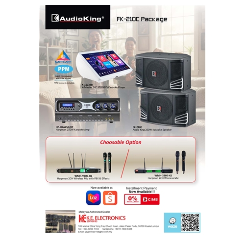 AudioKing | Audio King K-16 Karaoke Package 2